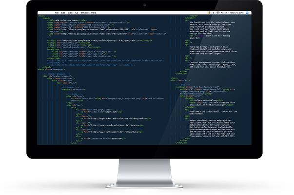 Sliderbild Softwareentwicklung